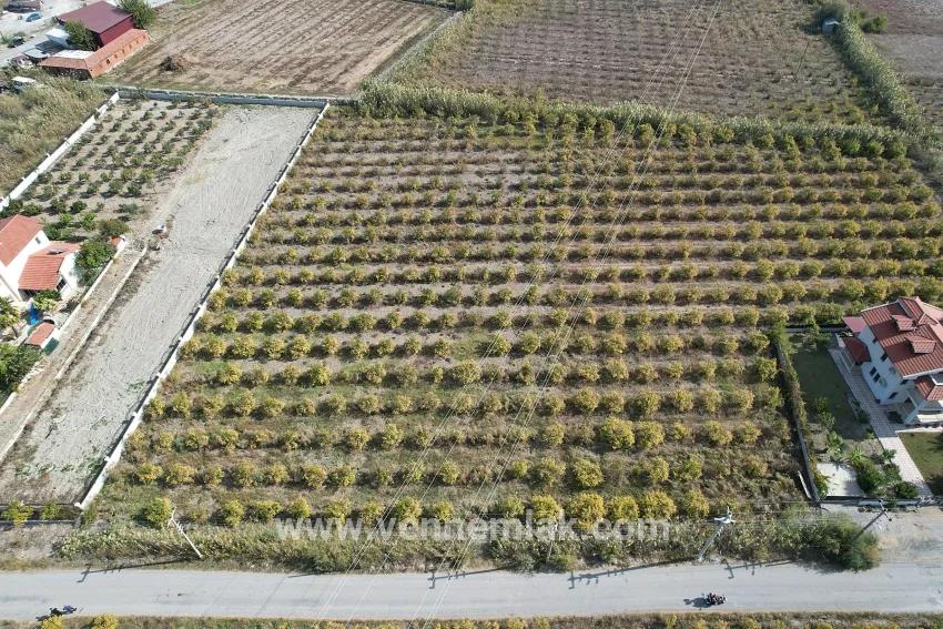 In Dalyan Zentrum zu verkaufen: See-blick-land Landwirtschaftlicher Garten mit Baurecht