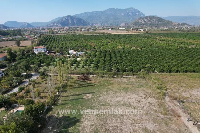 Dalyan Merkeze 2 km.mesafede satılık arsa